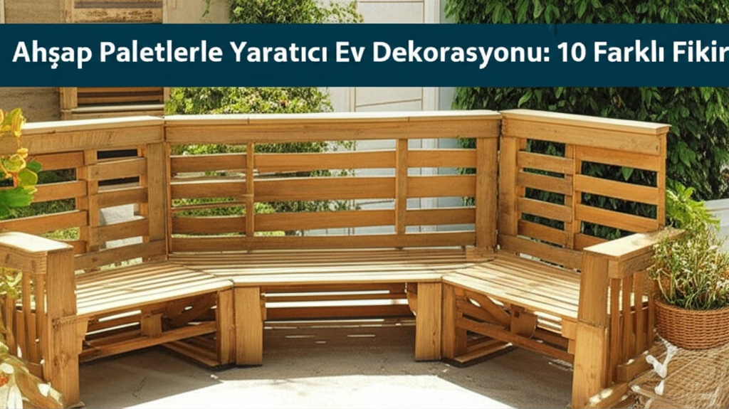 Ahşap Paletlerle Yaratıcı Ev Dekorasyonu: 10 Farklı Fikir