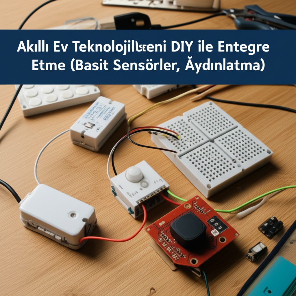 Akıllı Ev Teknolojilerini DIY ile Entegre Etme (Basit Sensörler, Aydınlatma)