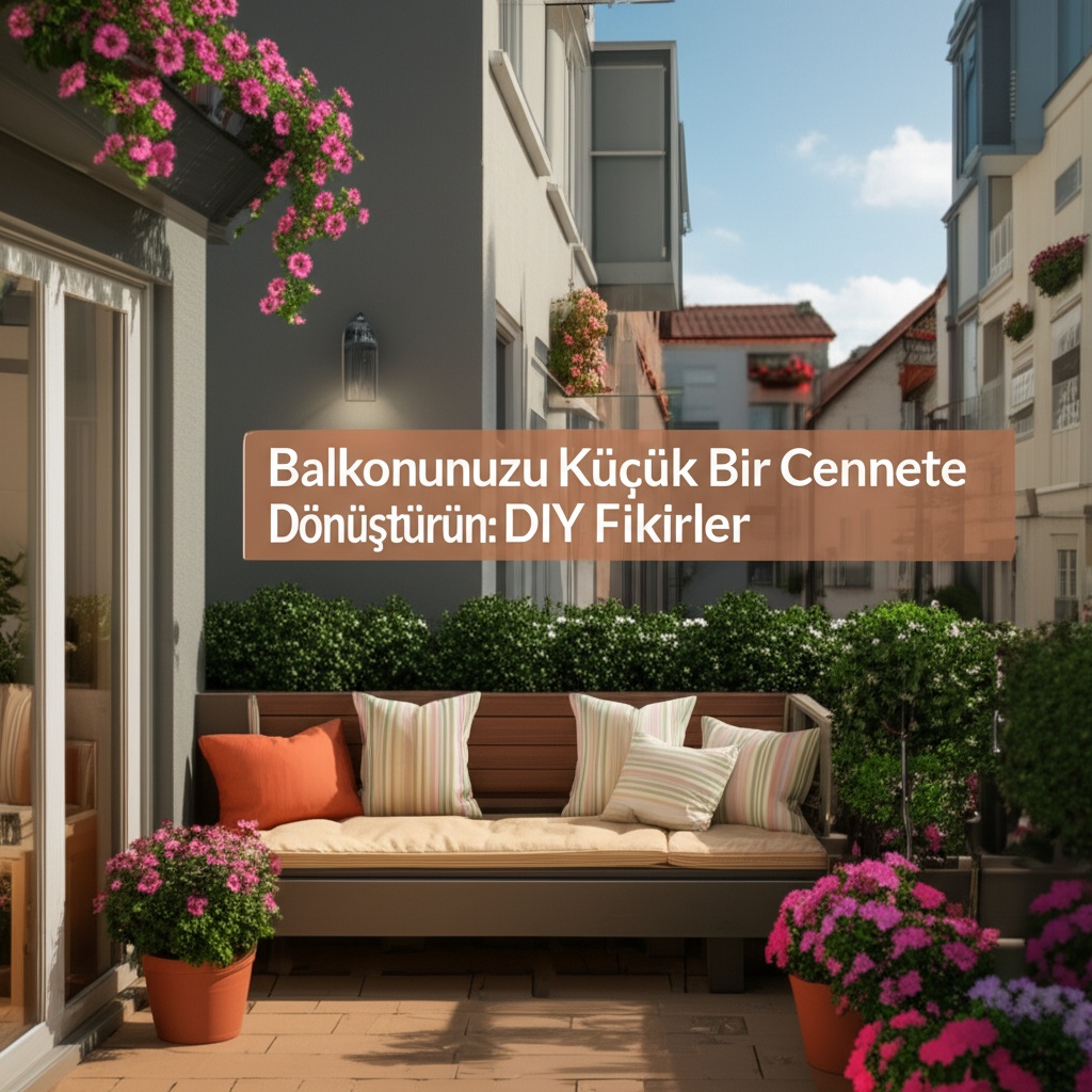 Balkonunuzu Küçük Bir Cennete Dönüştürün: DIY Fikirler