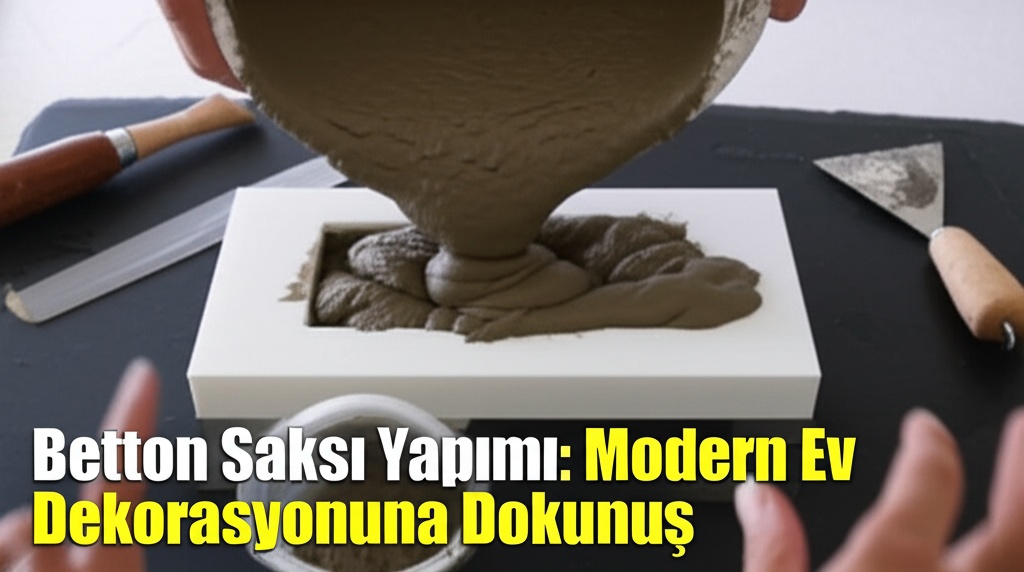 Beton Saksı Yapımı: Modern Ev Dekorasyonuna Dokunuş