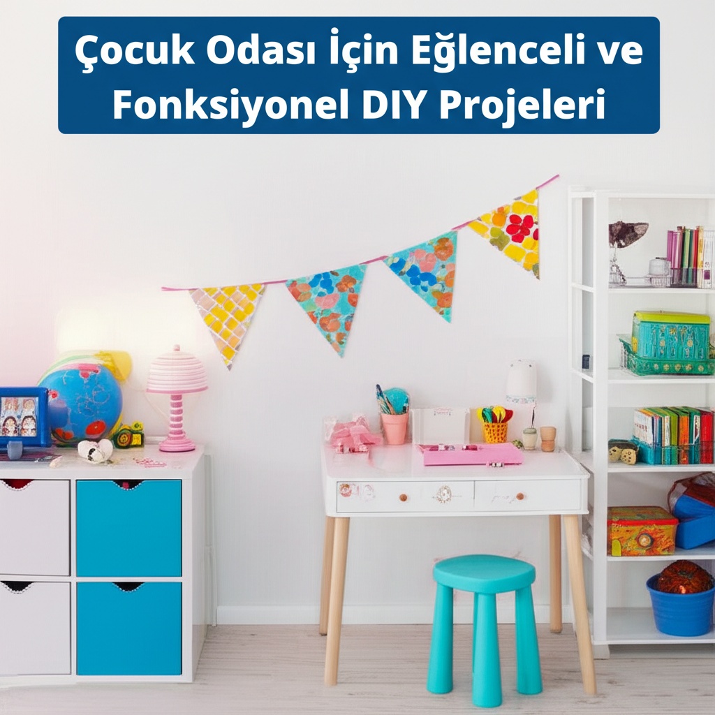 Çocuk Odası İçin Eğlenceli ve Fonksiyonel DIY Projeleri