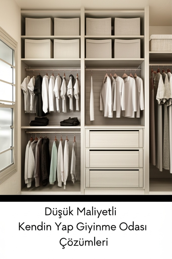 Düşük Maliyetli Kendin Yap Giyinme Odası Çözümleri