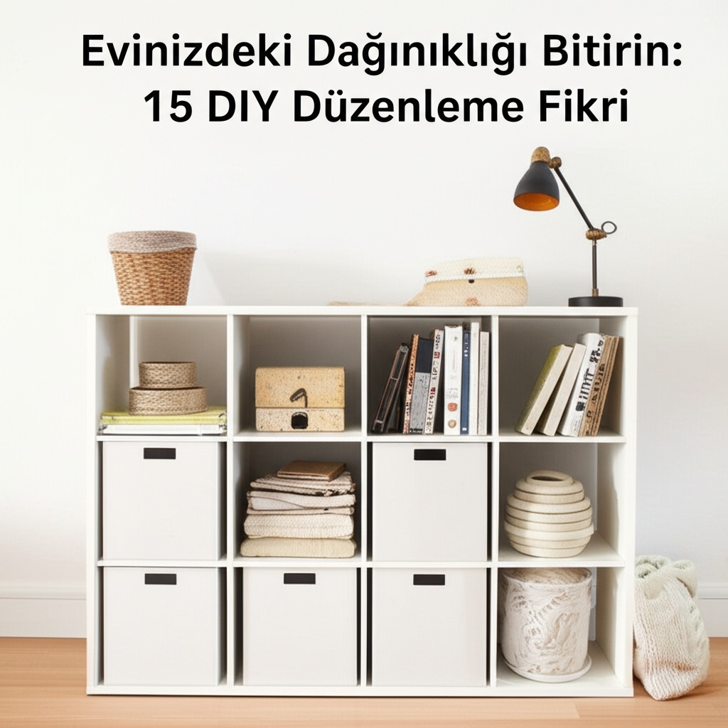 Evinizdeki Dağınıklığı Bitirin: 15 DIY Düzenleme Fikri