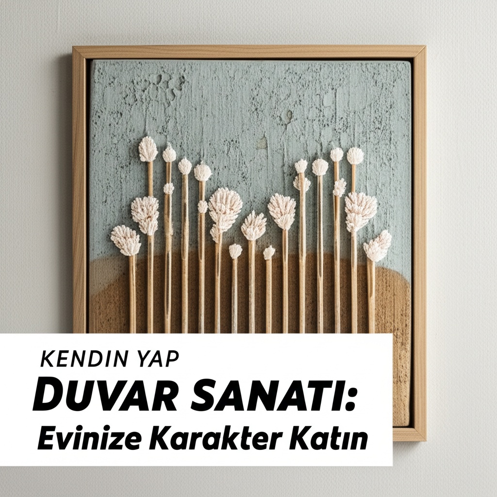 Kendin Yap Duvar Sanatı: Evinize Karakter Katın