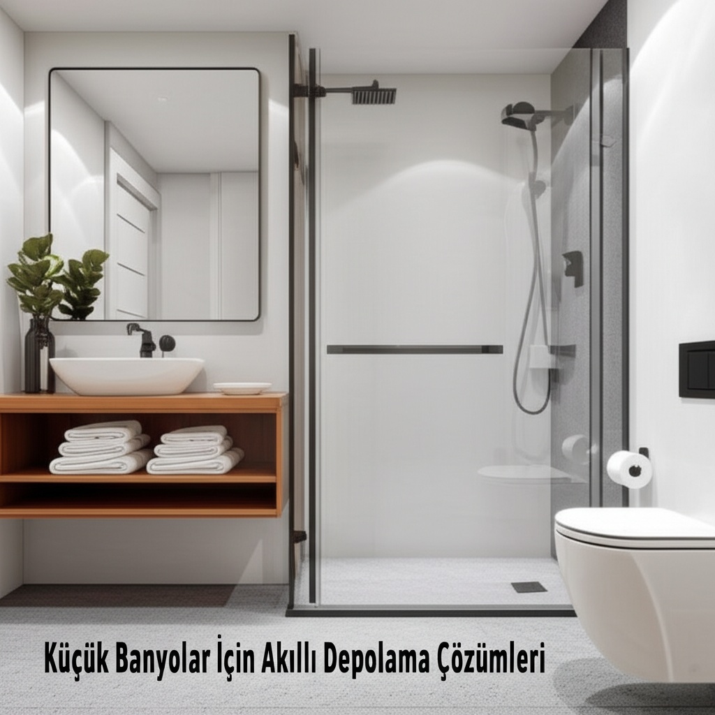 Küçük Banyolar İçin Akıllı Depolama Çözümleri