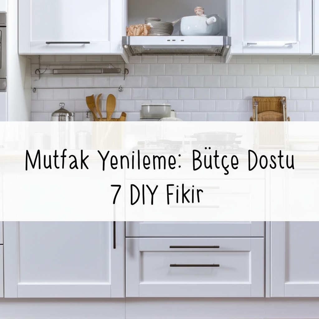 Mutfak Yenileme: Bütçe Dostu 7 DIY Fikir