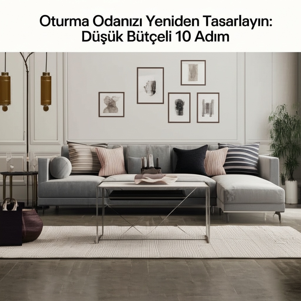 Oturma Odanızı Yeniden Tasarlayın: Düşük Bütçeli 10 Adım