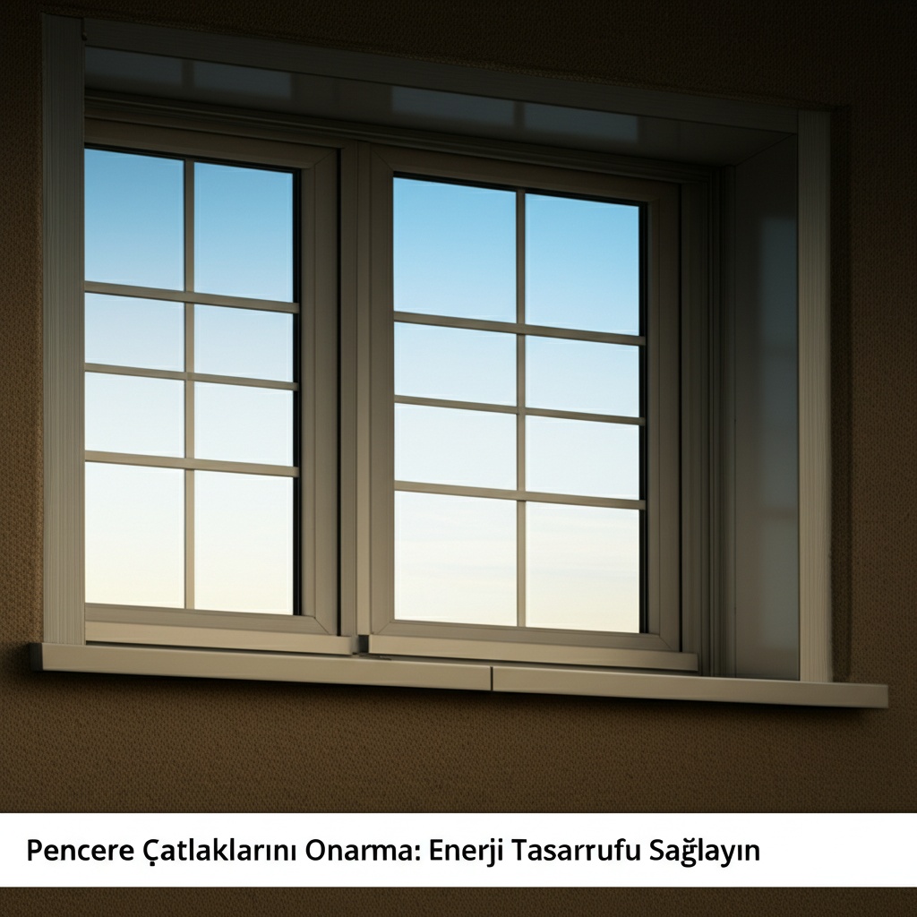 Pencere Çatlaklarını Onarma: Enerji Tasarrufu Sağlayın